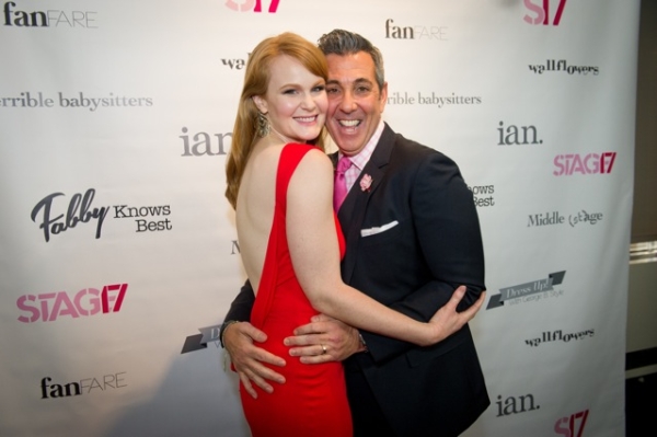 Kate Baldwin (Big Fish) gets cozy with Dress Up With George B. Style&#39;s George Brescia.
