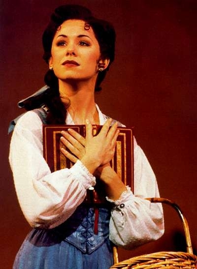 Susan Egan as Belle in the original Broadway production of Beauty and the Beast.
