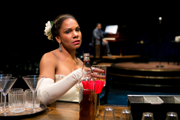 Audra McDonald plays Billie Holiday in Lanie Robertson&#39;s Lady Day at Emerson&#39;s Bar &amp; Grill, directed by Lonny Price, at the Circle in the Square Theatre.