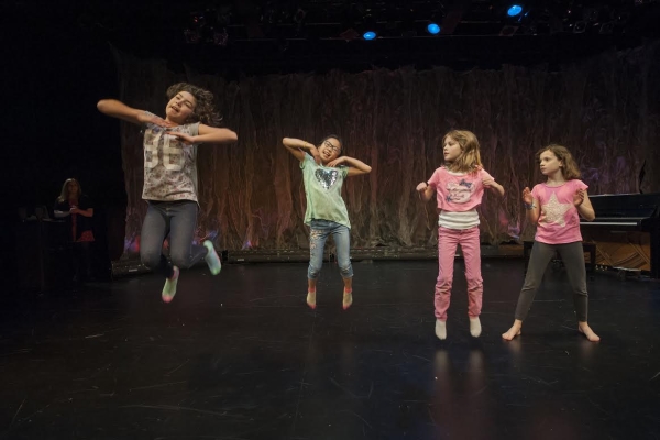 Children perform as part of Bay Street Theater&#39;s Summer Kids Theater Camp.
