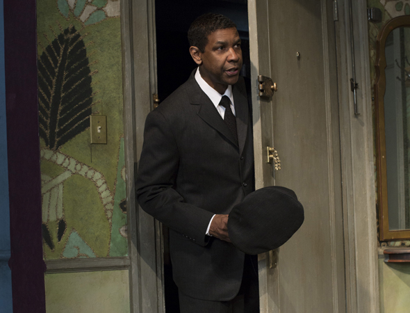 Denzel Washington in A Raisin in the Sun, directed by Kenny Leon, at the Barrymore Theatre on Broadway.