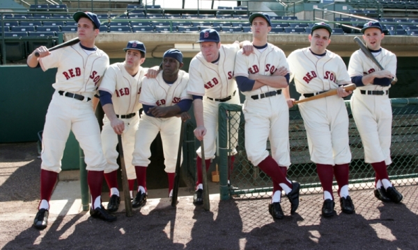 Promo photograph for Damn Yankees — The Red Sox Version at Goodspeed Musicals in East Haddam, CT.