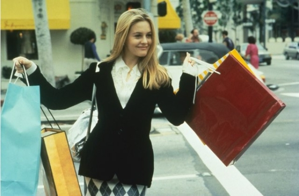 Alicia Silverstone as Cher in the 1995 film Clueless.