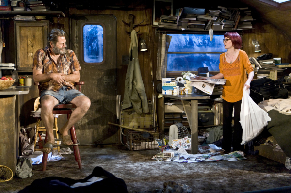 Nick Offerman and Megan Mullally play long-estranged ex-spouses in Annapurna.