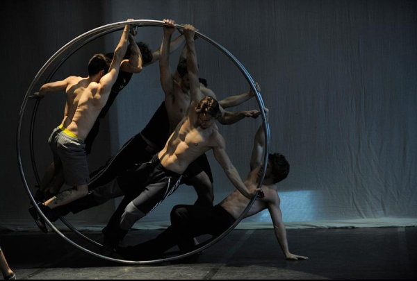 Cirkopolis, from Montreal-based Cirque Eloize, is one of the six shows nominated for a Drama Desk Award in the category of Unique Theatrical Experience.