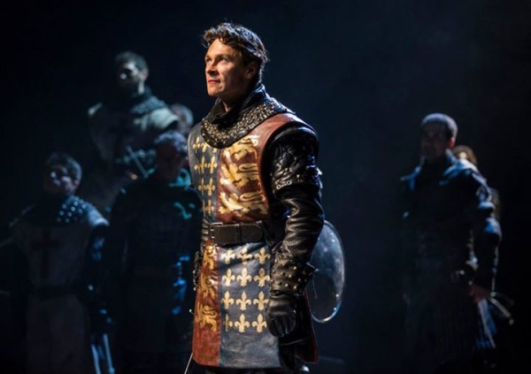 Harry Judge as King Henry in Shakespeare&#39;s Henry V, directed by Christopher Luscombe, at Chicago Shakespeare Theater.