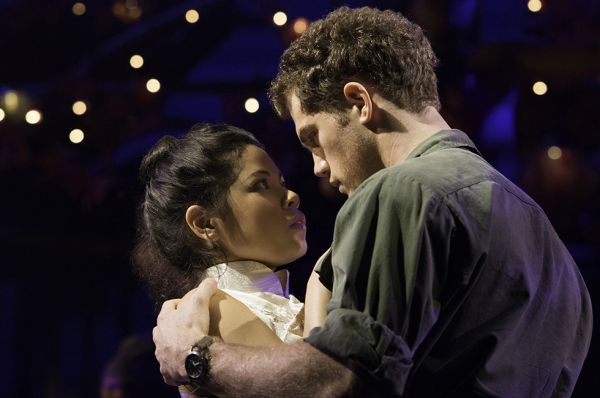 Eva Noblezada as Kim and Alistair Brammer as Chris in Miss Saigon, which hits the West End this week.