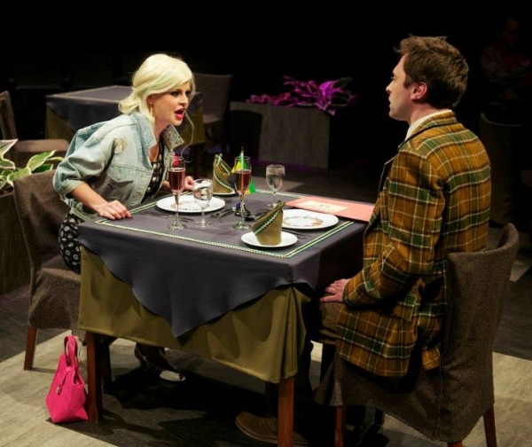 Rachel Caffrey as Maureen and James Powell as Adam in Alan Ayckbourn&#39;s Time of My Life.