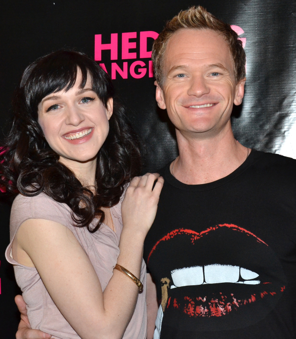 Lena Hall with costar and pal Neil Patrick Harris.