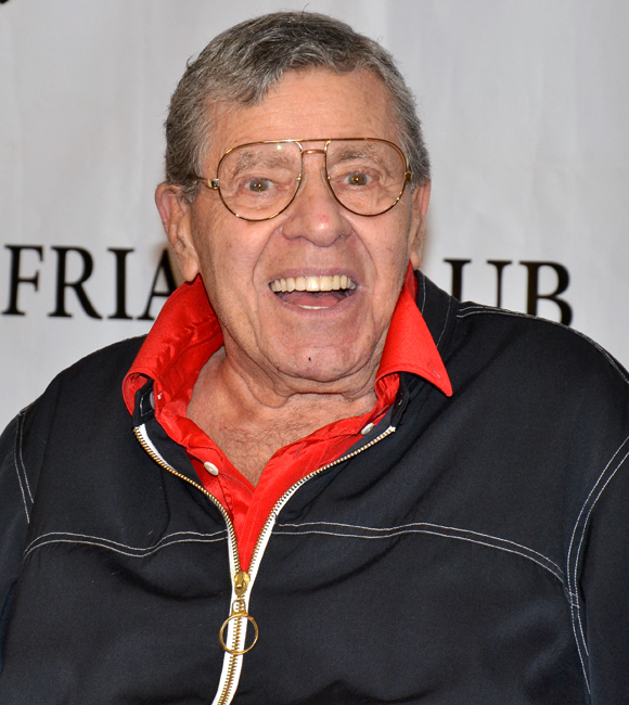 Jerry Lewis at the Friars Club celebrating the new 50th-anniversary release of his film The Nutty Professor.