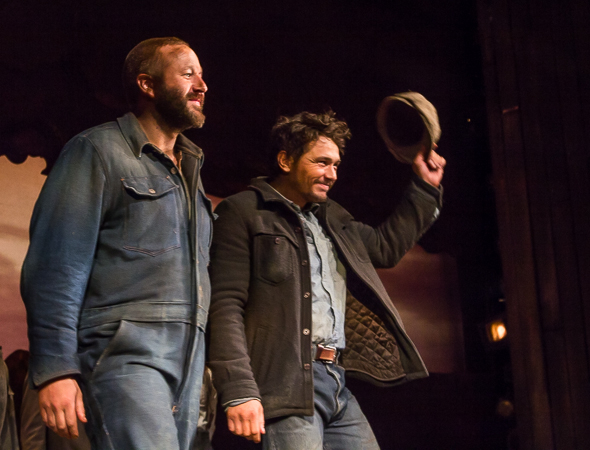 Chris O&#39;Dowd and James Franco star in Of Mice and Men, which has recouped its $3.8 million investment. 