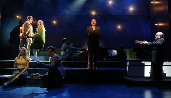 A scene from Kim Rosenstock, Will Connolly, and Michael Mitnik&#39;s new musical Fly by Night, directed by Carolyn Cantor, at Playwrights Horizons.