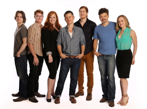 The full cast of Pump Boys and Dinettes, which will play New York City Center from July 16-19.
