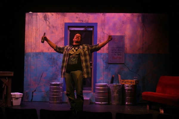 Mike Schraeder as Roy in James McLure&#39;s Lone Star, directed by Cynthia Hestand, at the Clurman Theatre.