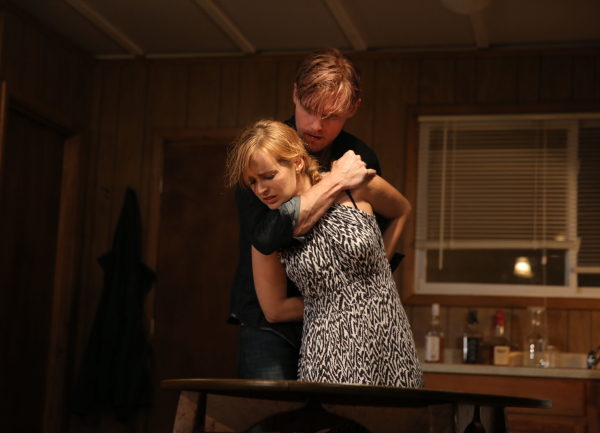 Ahna O&#39;Reilly and Scott Haze star in Robert Boswell&#39;s The Long Shrift, directed by James Franco, at Rattlestick Playwrights Theater. 