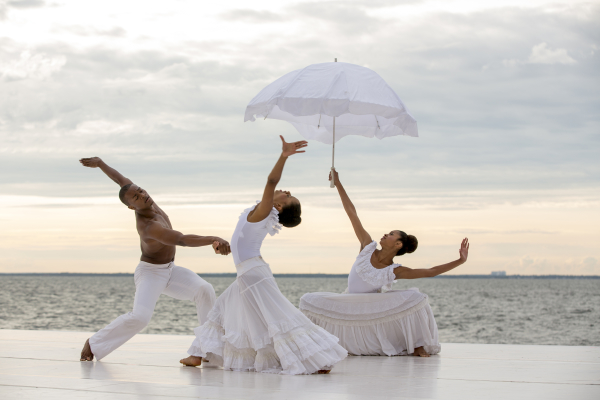 Dancers at the Fire Island Dance Festival 2014.