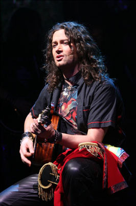 Constantine Maroulis as Drew in Broadway&#39;s Rock of Ages.