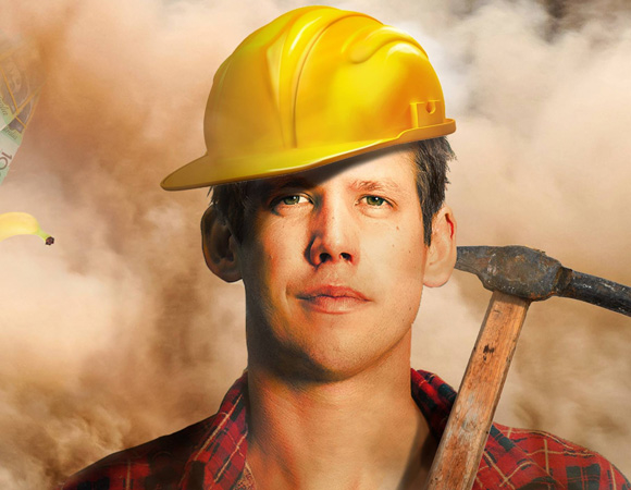 Xavier Toby unpacks his experience working in an Australian mine in his stand-up show Mining My Own Business, at FringeNYC.