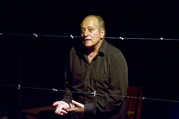 Saul Reichlin as Milos Dobry in the American premiere of The Good and the True, directed by Daniel Hrbek, at DR2 Theatre.