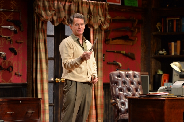 John Lloyd Reynolds as Sidney Bruhl in Deathtrap at John W. Engeman Theater.