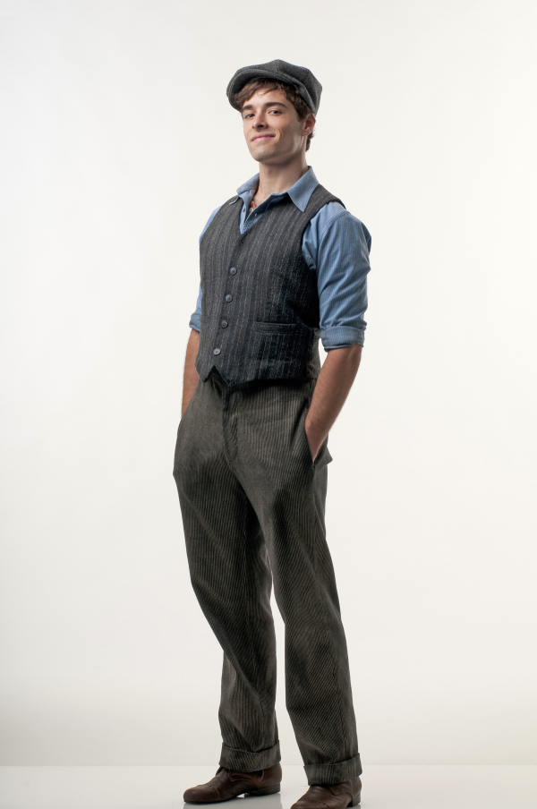 Corey Cott plays Jack Kelly in Newsies, written by Alan Menken, Jack Feldman, and Harvey Fierstein. 