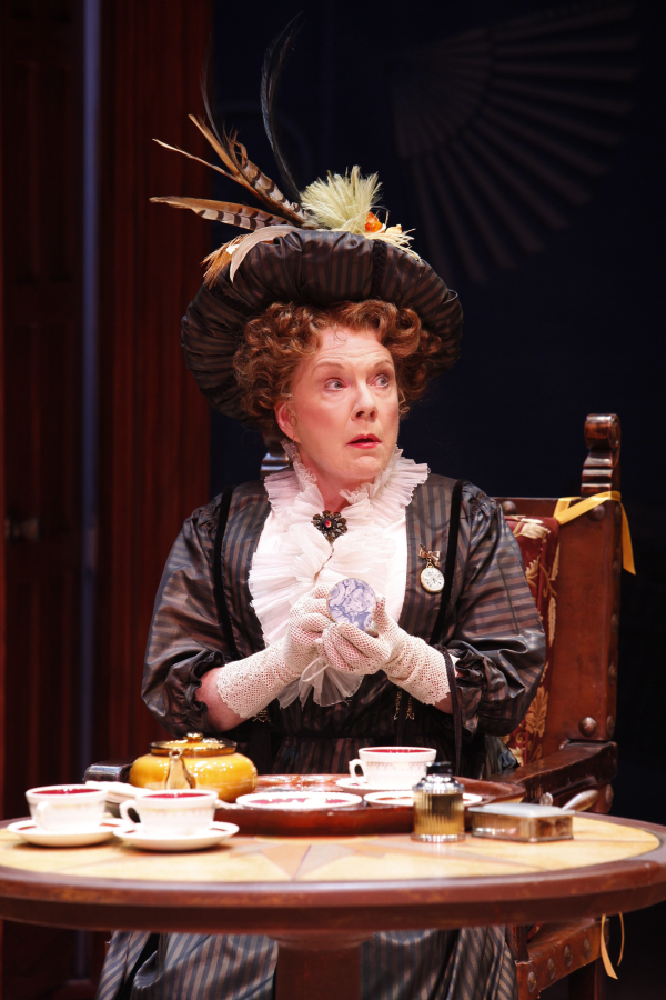 Beth Fowler as Lady Bracknell in the Irish Rep&#39;s production of Ernest in Love.