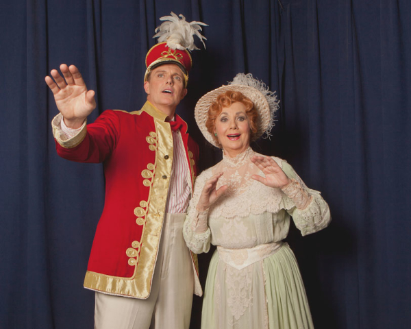 Patrick Cassidy as Harold Hill and Shirley Jones as Mrs. Paroo in The Music Man In Concert.