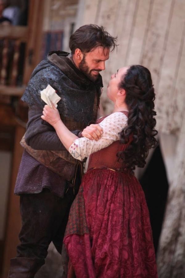 Joseph Millson and Samatha Spiro as Macbeth and Lady Macbeth in Eve Best&#39;s production of Macbeth.
