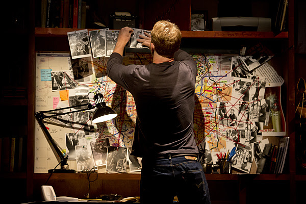 Roderick Hill in a scene from Stalking The Bogeyman at Off-Broadway&#39;s New World Stages.