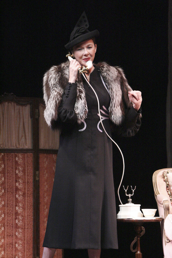 Annette Bening as Ruth Draper in Ruth Draper&#39;s Monologues at the Geffen Playhouse in Los Angeles.