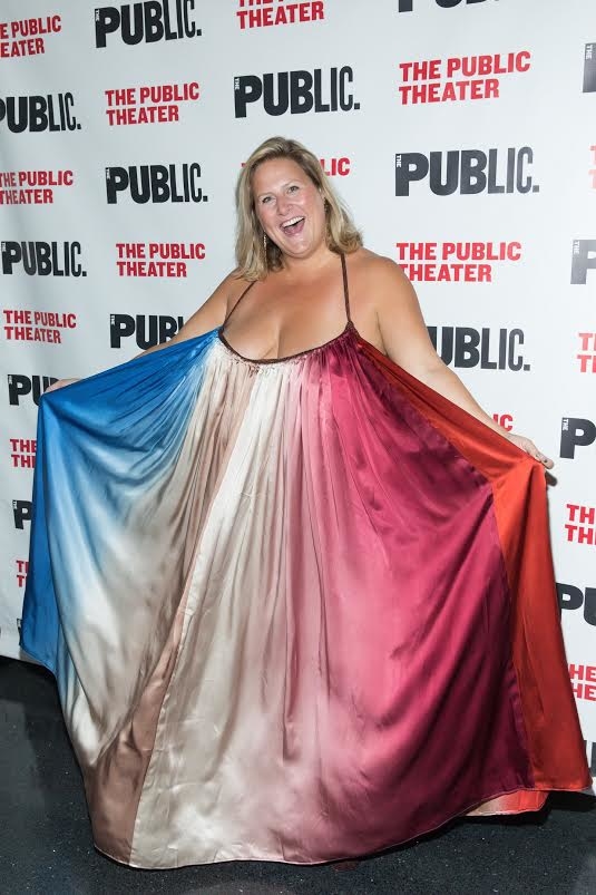 Bridget Everett at the opening night of her show Rock Bottom at Joe&#39;s Pub at The Public Theater on Wednesday, September 17.