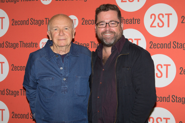 Playwright Terrence McNally with director Peter DuBois.