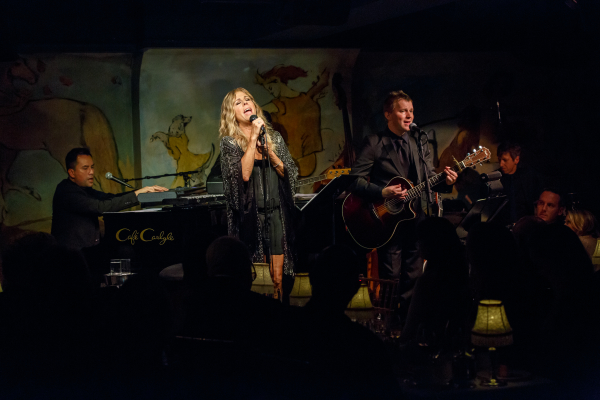 Rita Wilson makes her debut performance alongside pianist Alex Navarro and music director Andrew Doolittle at Café Carlyle.