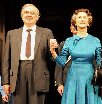 Richard McCabe (left) will travel to Broadway with Helen Mirren for the Broadway mounting of Peter Morgan&#39;s The Audience as Primer Minister Harold Wilson.
