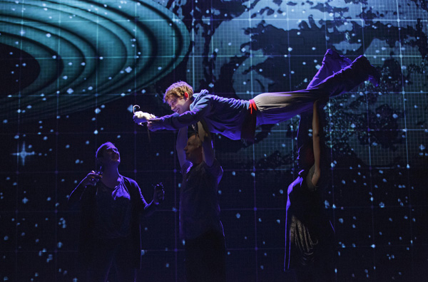 Alex Sharp stars as Christopher Boone in The Curious Incident of the Dog in the Night-Time. 