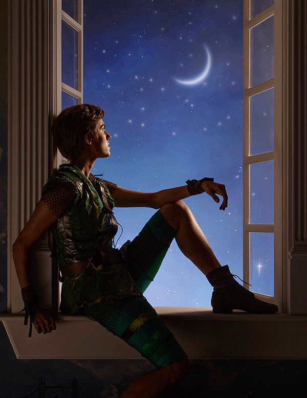 Allison Williams as Peter Pan in a new production shot for NBC&#39;s Peter Pan Live!