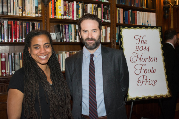 Suzan-Lori Parks and Dan O&#39;Brien, the winners of the 2014 Horton Foote Prizes.