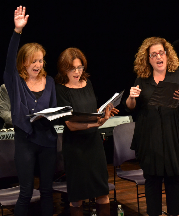 Julie White, Jessica Hecht, and Mary Testa star in a reading of The First Wives Club.