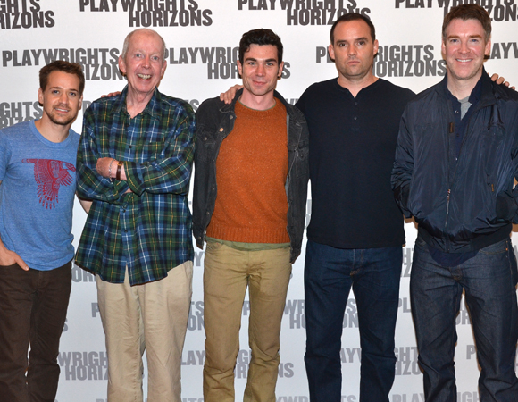 T.R. Knight, Jonathan Hogan, Cameron Scoggins, Danny Wolohan, and Brian Hutchison are the men of the cast.
