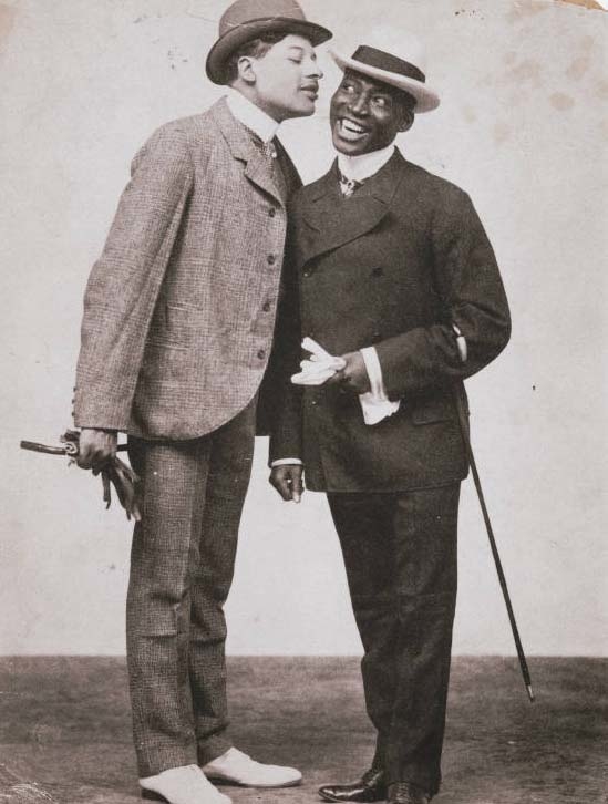 Bert Williams and George Walker were considered by many as the first African-American stars.