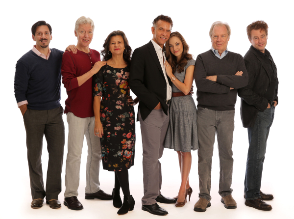 Michael Berresse, Tony Sheldon, Tracey Ullman, Brian Stokes Mitchell, Laura Osnes, Michael McKean, and Don Stephenson make up the cast of The Band Wagon at Encores!