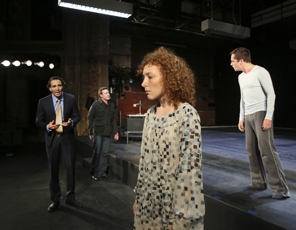 A moment from Ivo van Hove&#39;s production of Tony Kushner&#39;s Angels in America at Brooklyn Academy of Music.