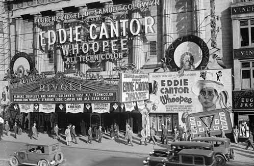 The marquee for Eddie Cantor in Whoopee.