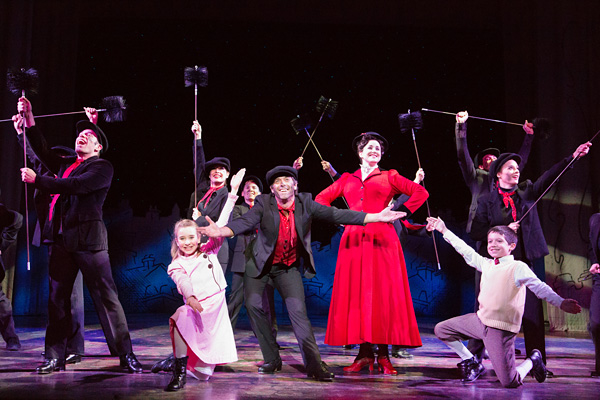 Mary Poppins plays through January 4 at Walnut Street Theatre. 
