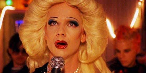 John Cameron Mitchell as Hedwig in a scene from the 2001 film Hedwig and the Angry Inch.