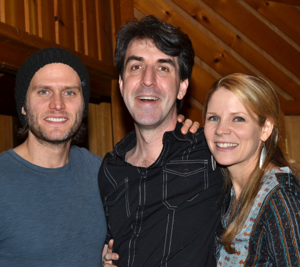 Jason Robert Brown (center) will be joined by Steven Pasquale and Kelli O&#39;Hara for a concert at SubCulture on December 6.