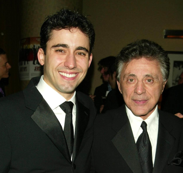 John Lloyd Young and Frankie Valli in 2006.