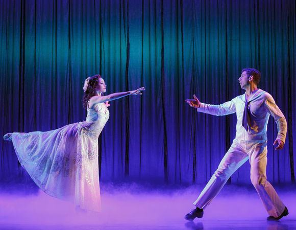 Megan Fairchild as Ivy and Tony Yazbeck as Gabey dance the second-act dream ballet of On the Town at the Lyric Theatre.