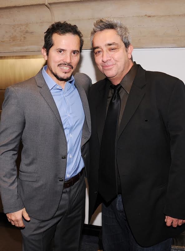 Actor John Leguizamo helps honor playwright Stephen Adly Guirgis at the 2014 Steinberg Playwright Awards on November 17. 