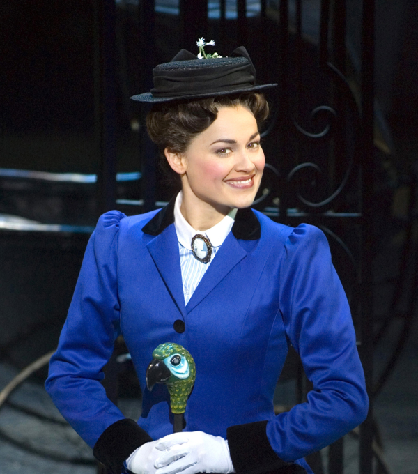 Ashley Brown as Mary Poppins in Mary Poppins at the New Amsterdam Theatre.